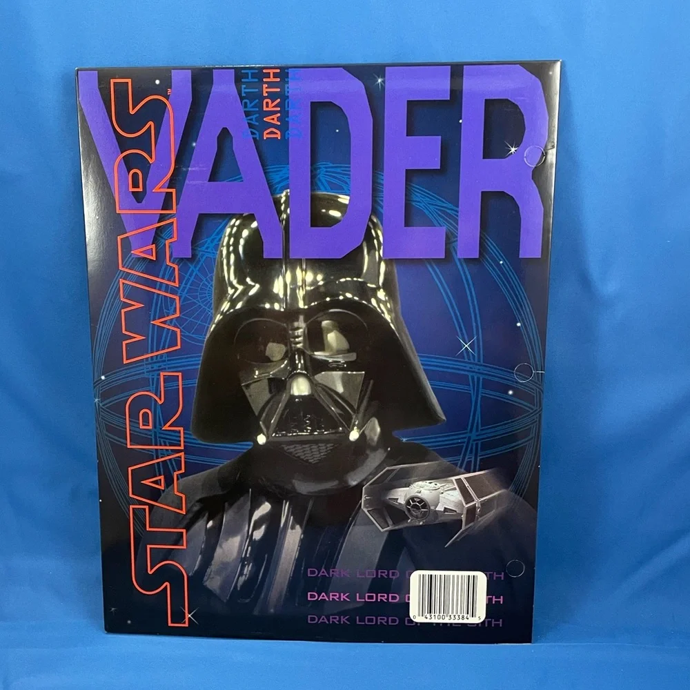 VTG 90s Star Wars 3-hole pocket folders - set of 3 - Darth Vader & Yoda